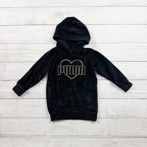 Puma Hoodie Hooded Velour Heart Dress